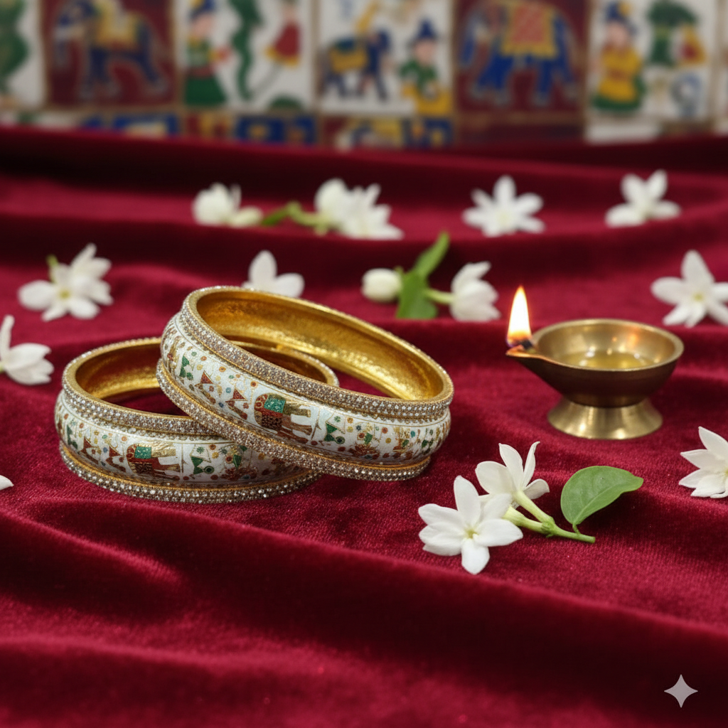 Vintage Royal Caravan Bangle set