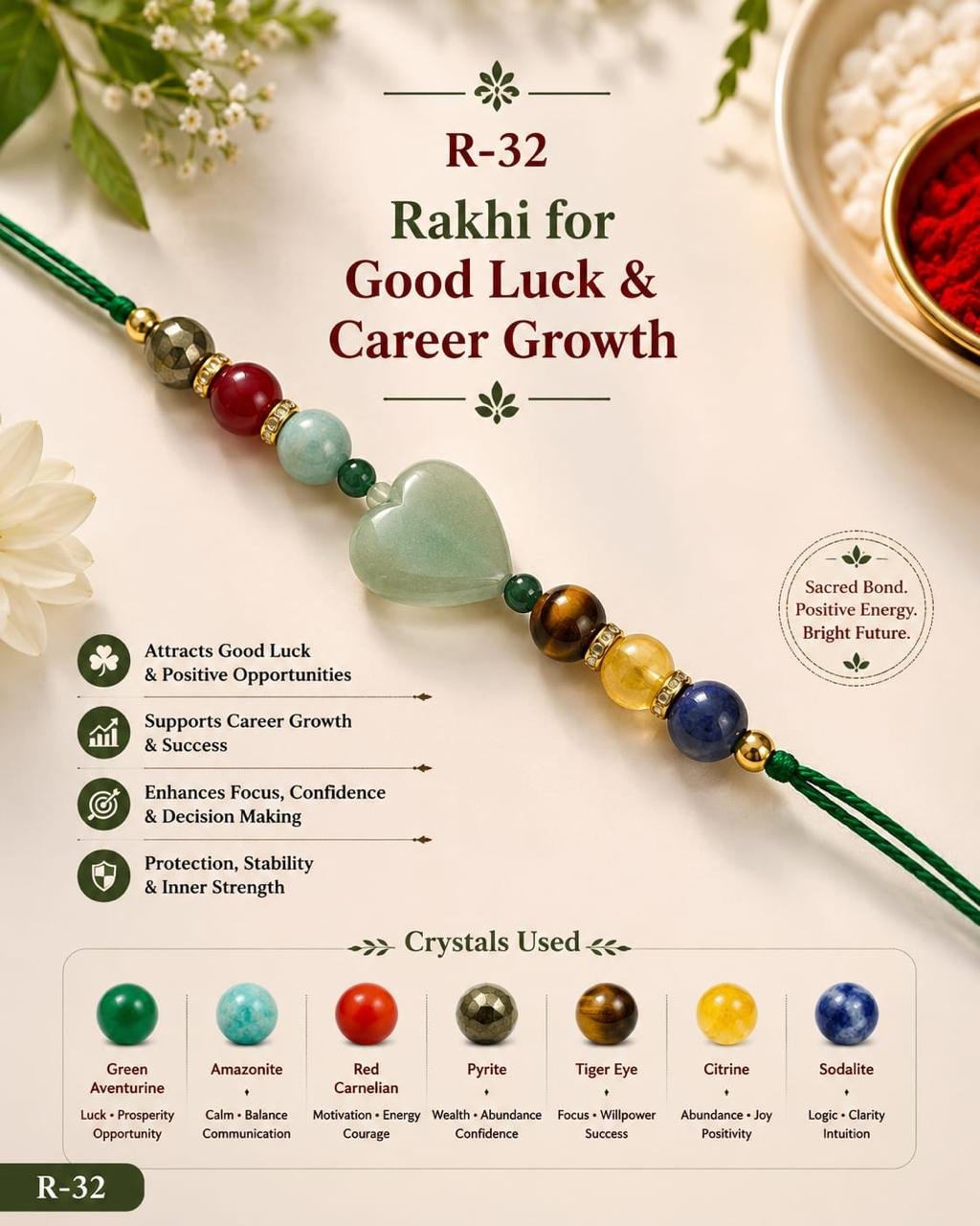 Good Luck & Career Growth Rakhi